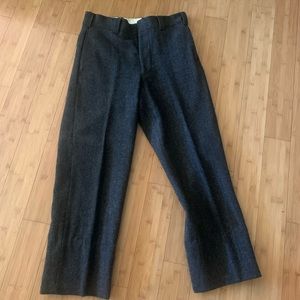 Regular fit wool pants for Men